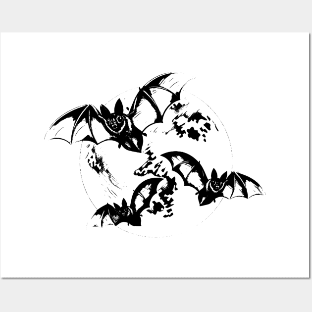 Bats Wall Art by Nimmersatt